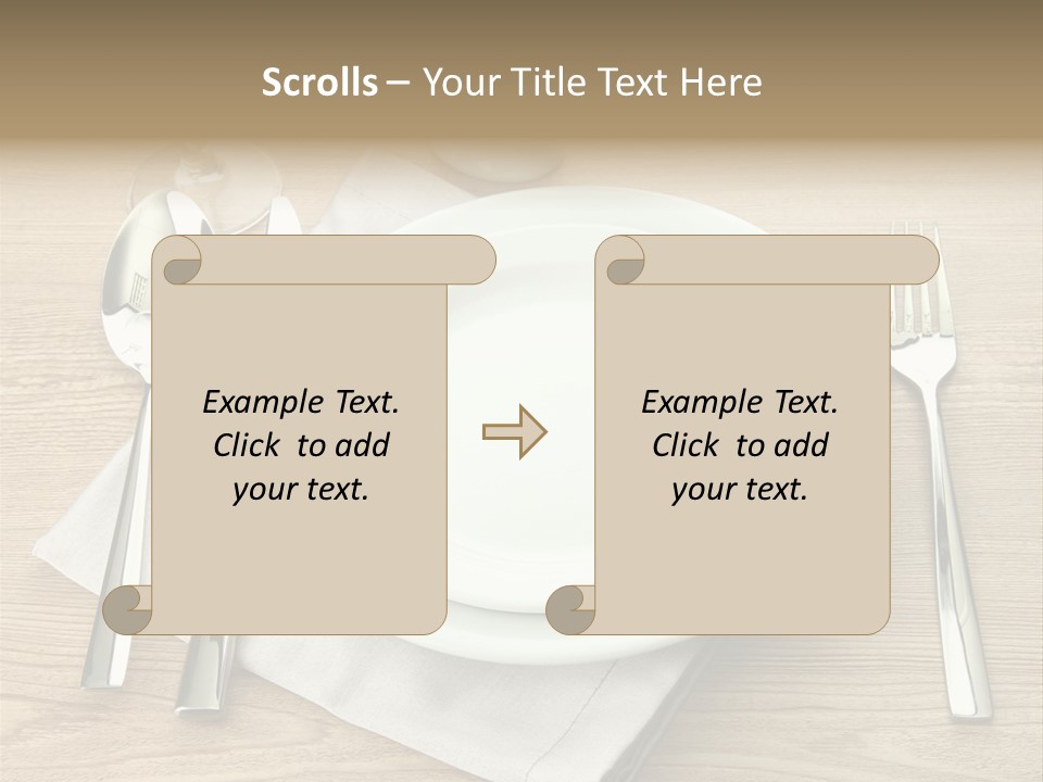 Nobody Equipment Plate PowerPoint Template
