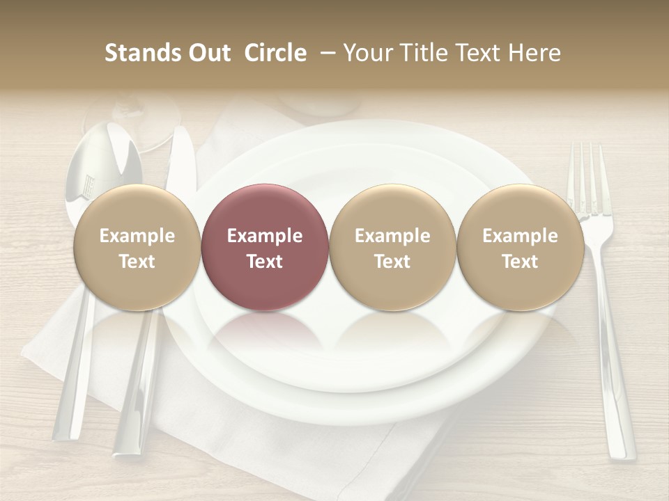 Nobody Equipment Plate PowerPoint Template
