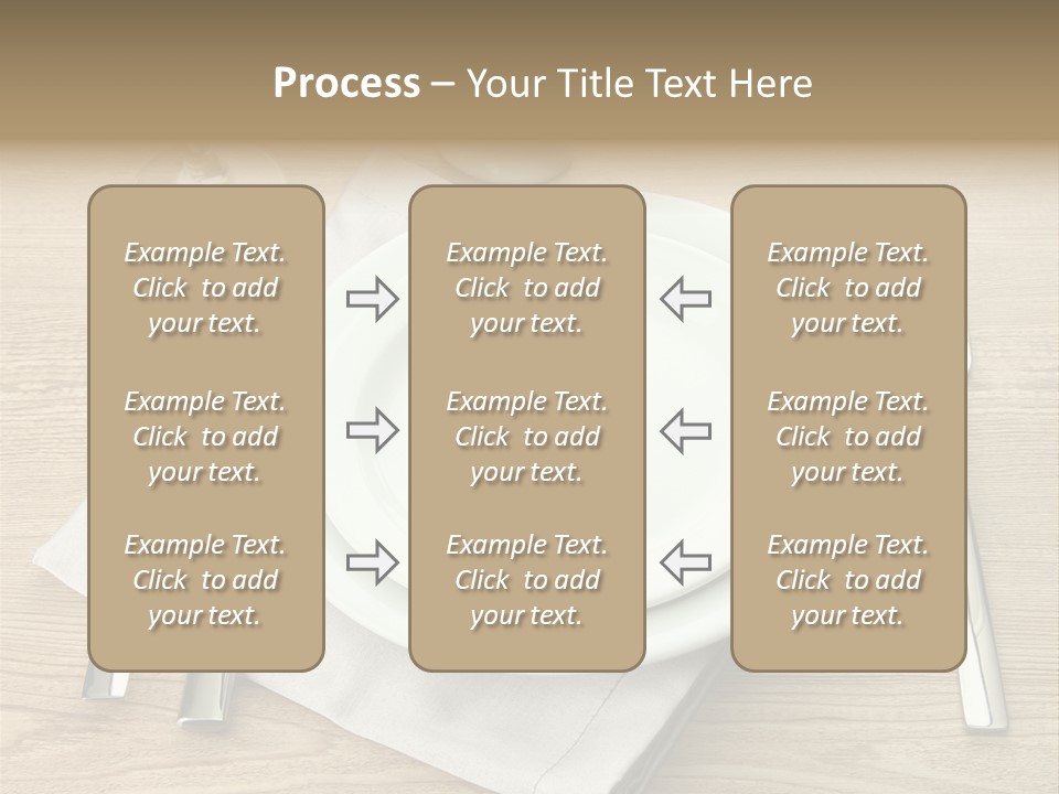 Nobody Equipment Plate PowerPoint Template