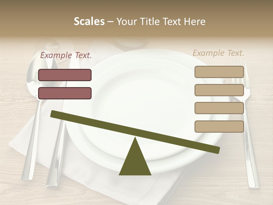 Nobody Equipment Plate PowerPoint Template