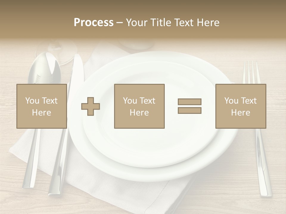 Nobody Equipment Plate PowerPoint Template