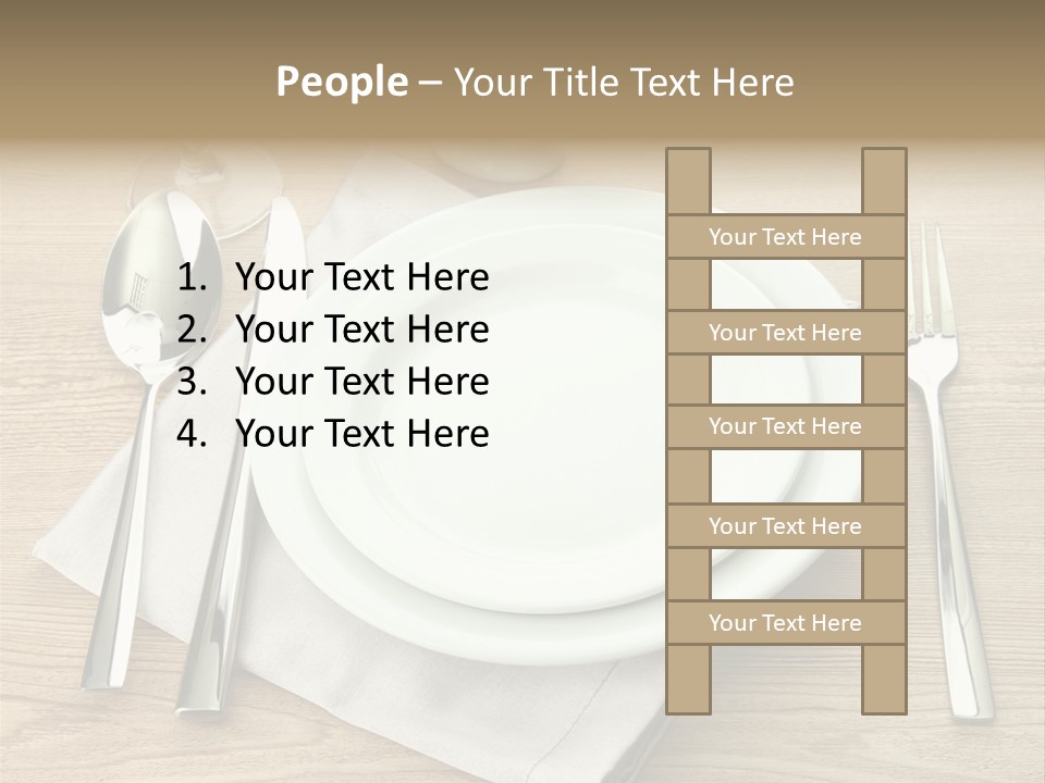 Nobody Equipment Plate PowerPoint Template
