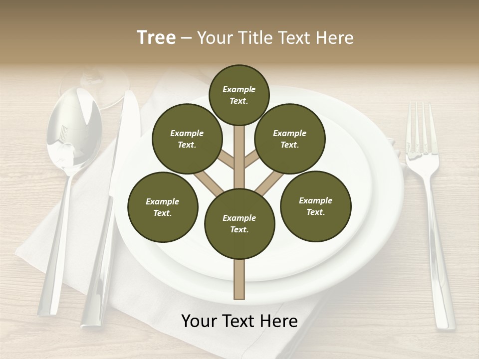 Nobody Equipment Plate PowerPoint Template