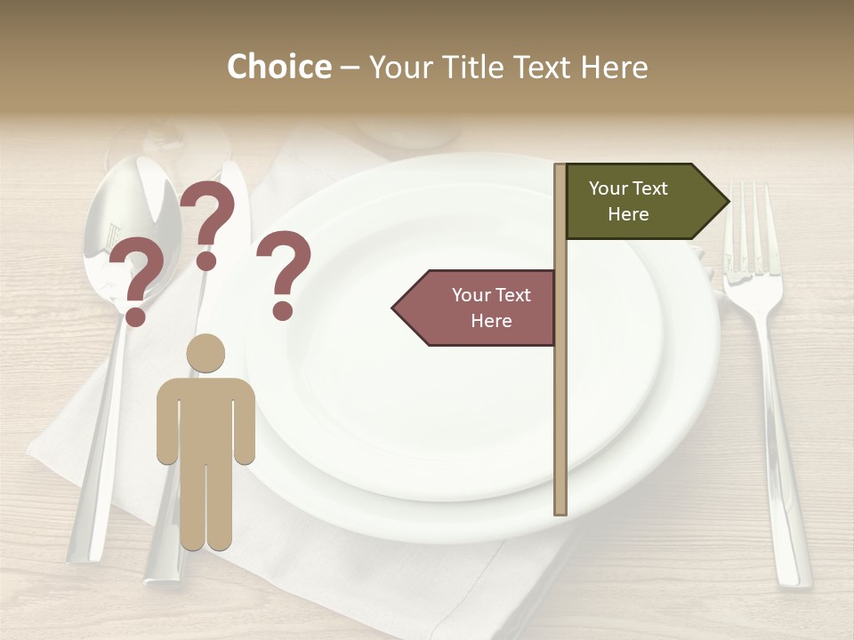 Nobody Equipment Plate PowerPoint Template