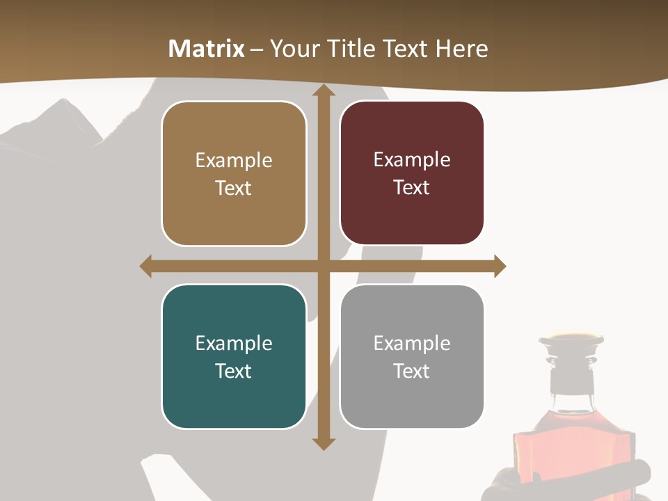Alcoholism Despair Drinking PowerPoint Template