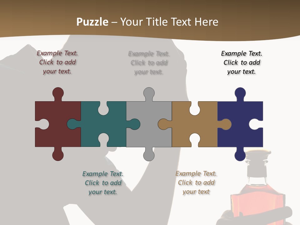 Alcoholism Despair Drinking PowerPoint Template