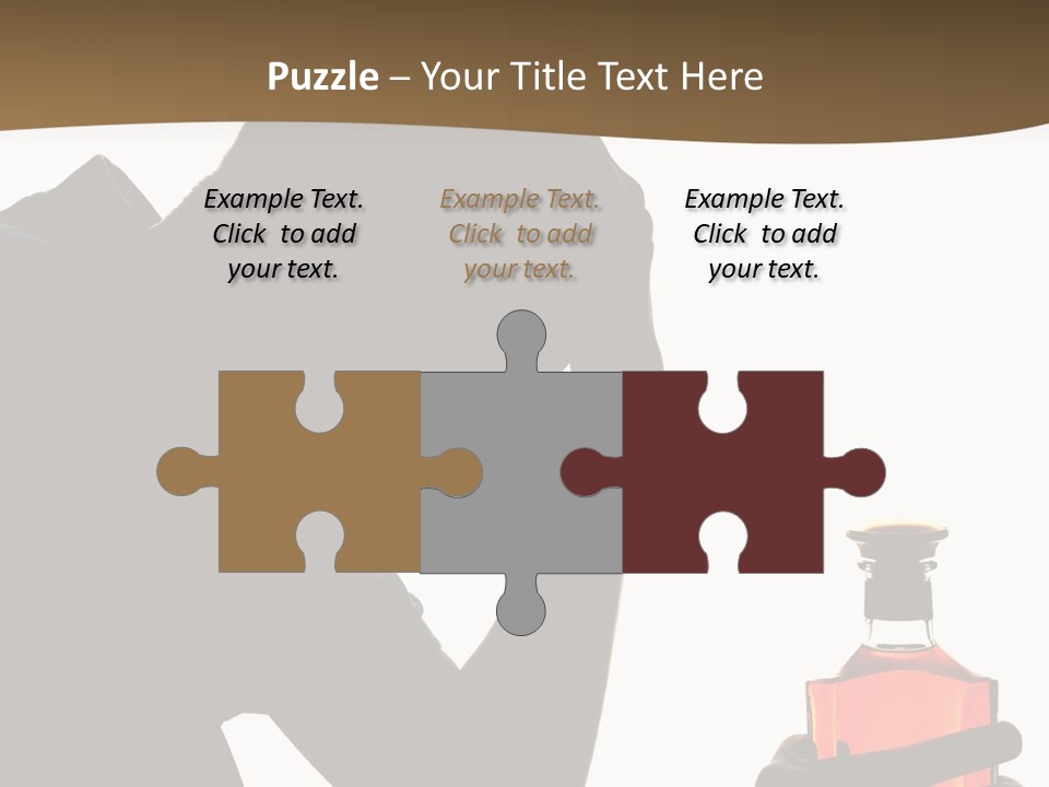 Alcoholism Despair Drinking PowerPoint Template