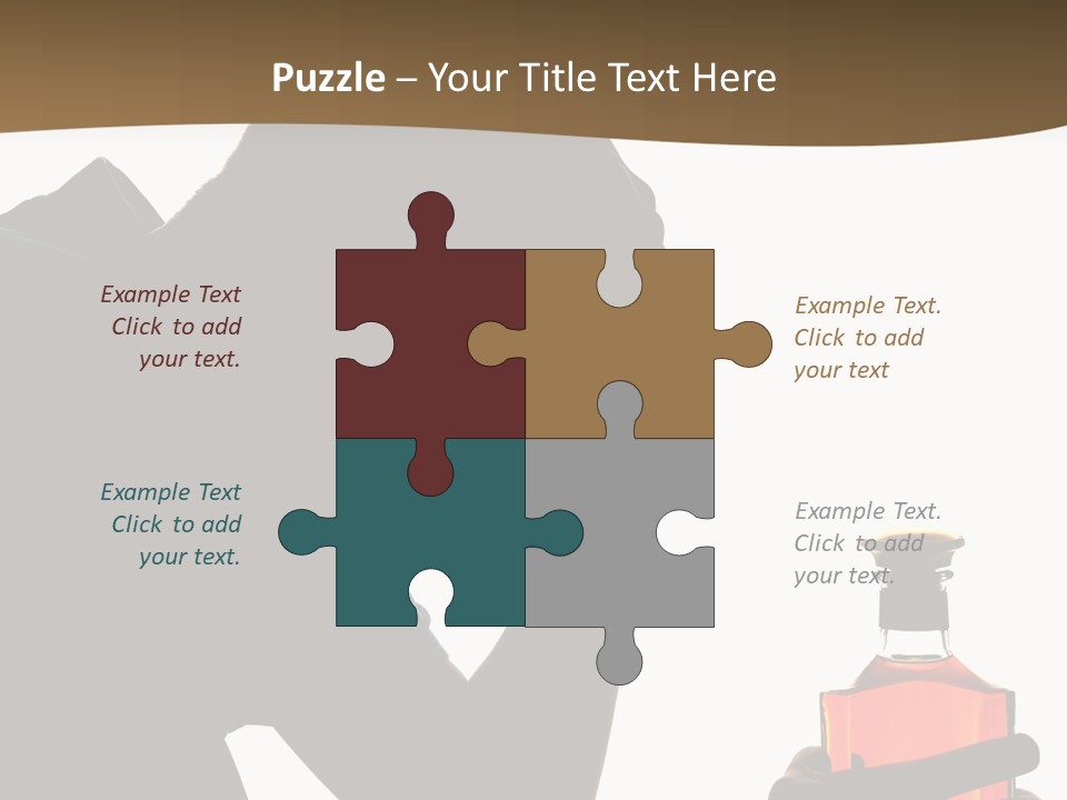 Alcoholism Despair Drinking PowerPoint Template