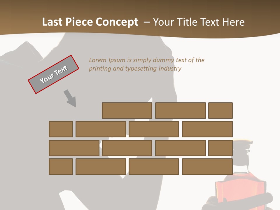 Alcoholism Despair Drinking PowerPoint Template