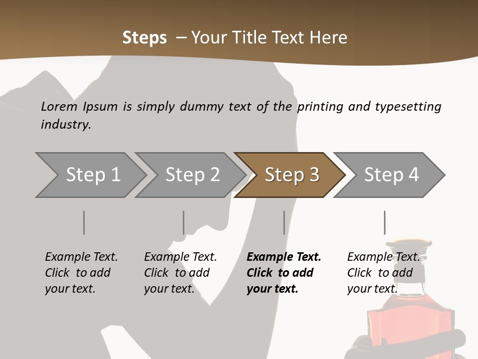 Alcoholism Despair Drinking PowerPoint Template