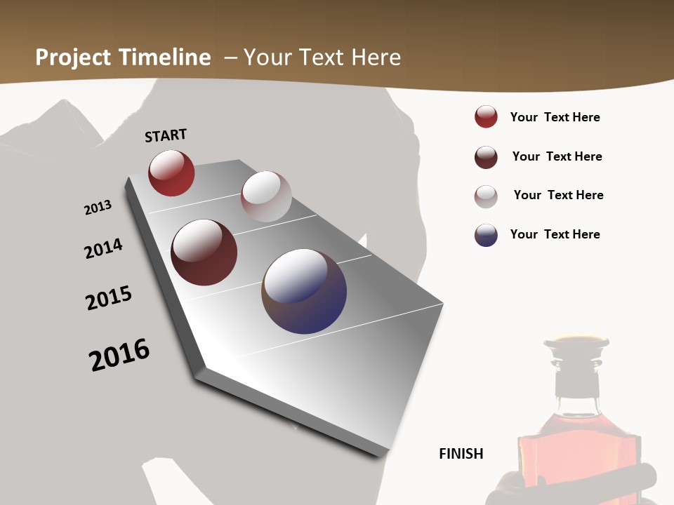 Alcoholism Despair Drinking PowerPoint Template
