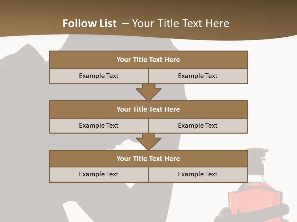 Alcoholism Despair Drinking PowerPoint Template