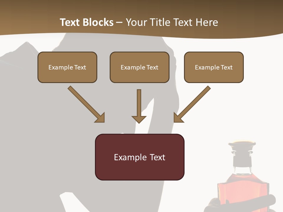Alcoholism Despair Drinking PowerPoint Template