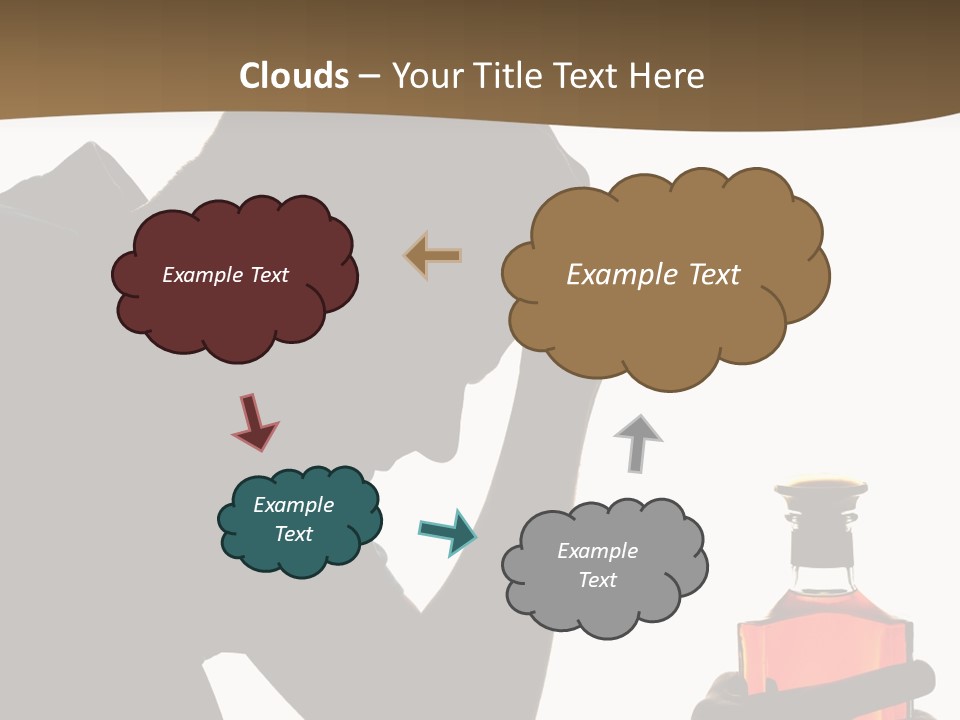 Alcoholism Despair Drinking PowerPoint Template