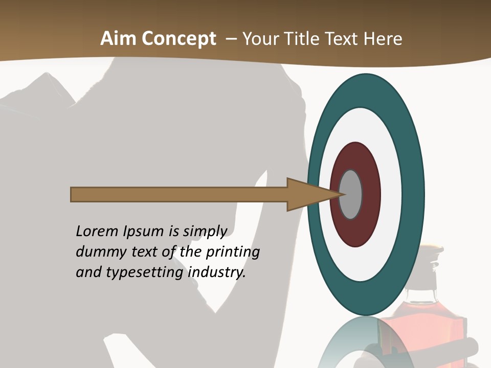 Alcoholism Despair Drinking PowerPoint Template