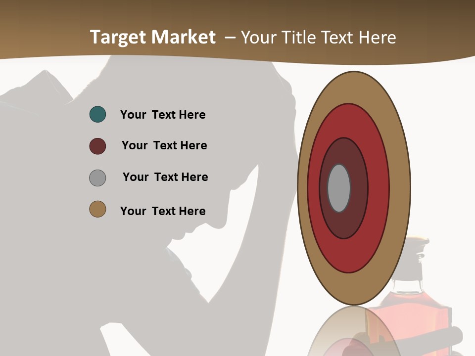 Alcoholism Despair Drinking PowerPoint Template
