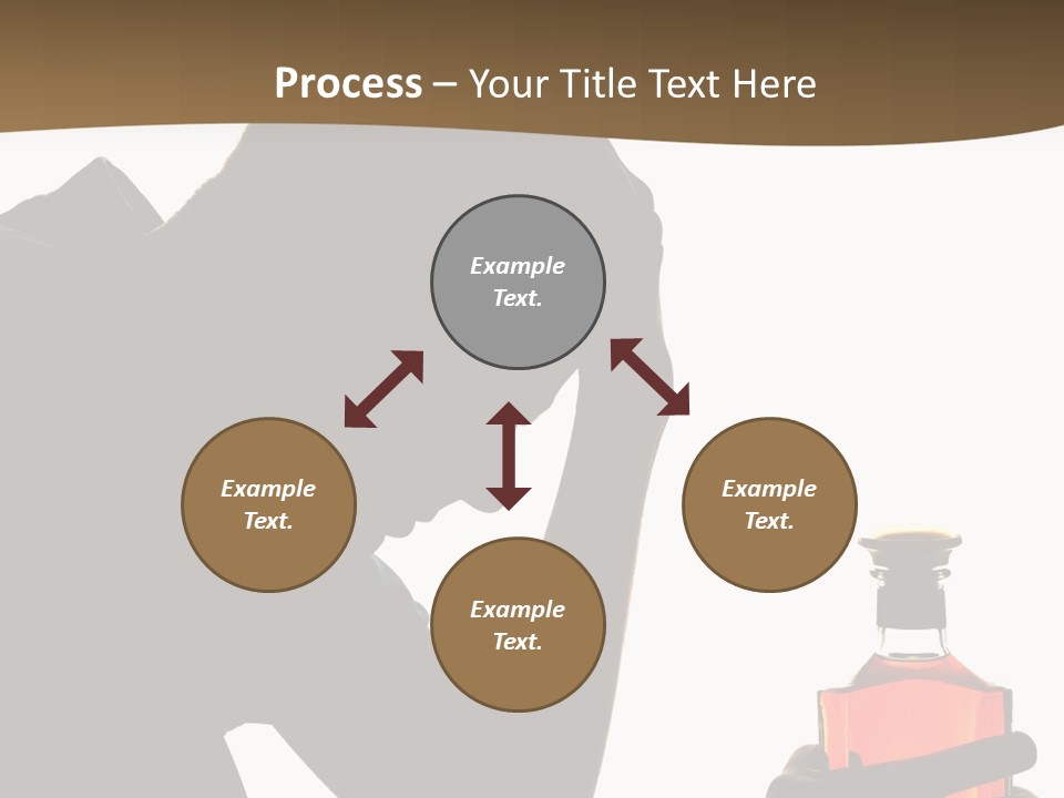 Alcoholism Despair Drinking PowerPoint Template