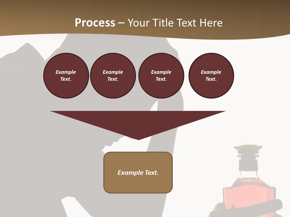 Alcoholism Despair Drinking PowerPoint Template
