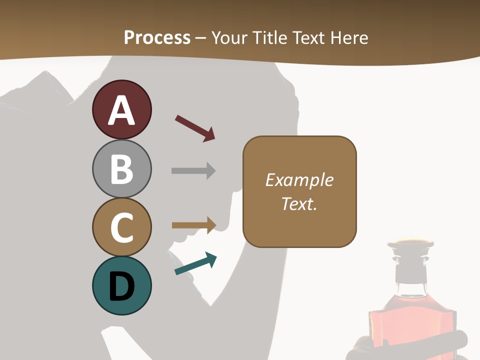 Alcoholism Despair Drinking PowerPoint Template