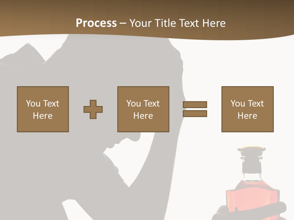 Alcoholism Despair Drinking PowerPoint Template