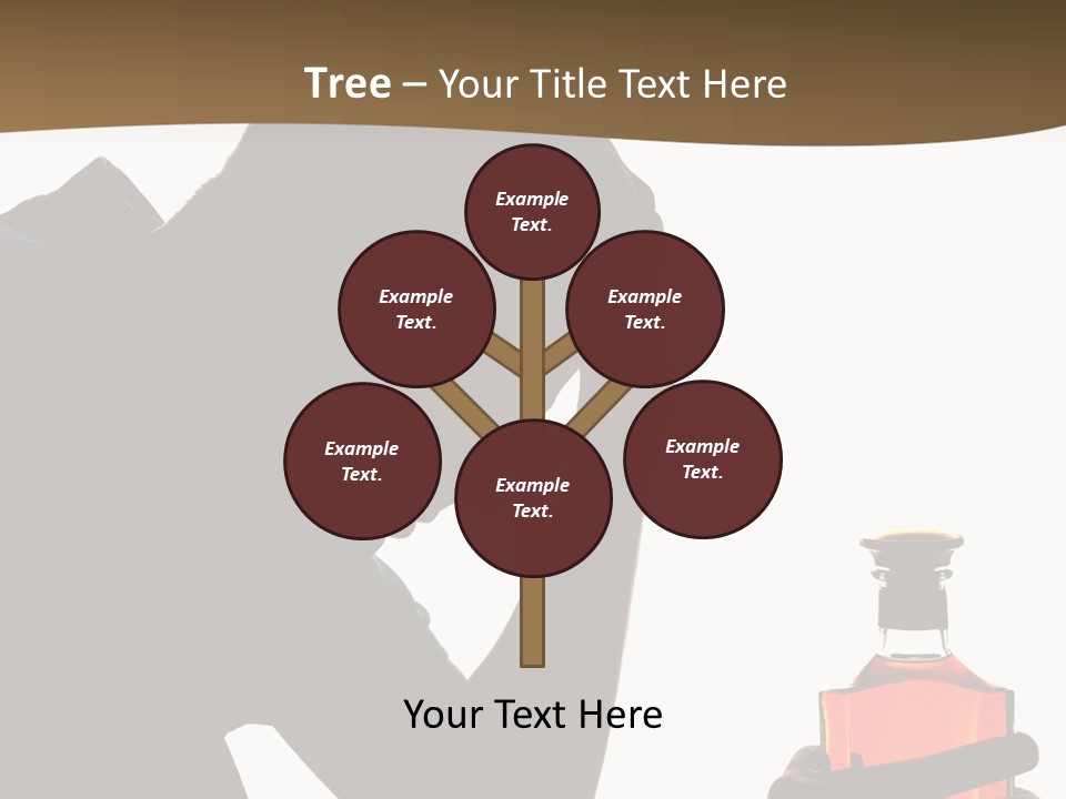 Alcoholism Despair Drinking PowerPoint Template