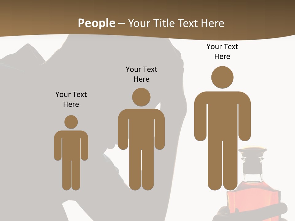 Alcoholism Despair Drinking PowerPoint Template