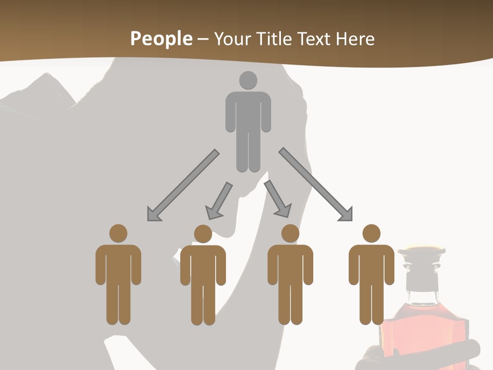 Alcoholism Despair Drinking PowerPoint Template