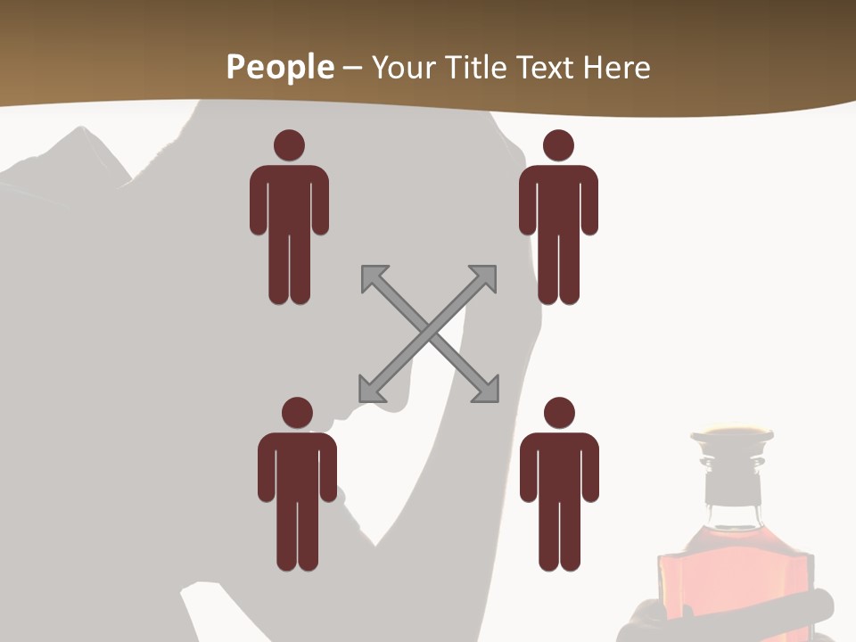 Alcoholism Despair Drinking PowerPoint Template