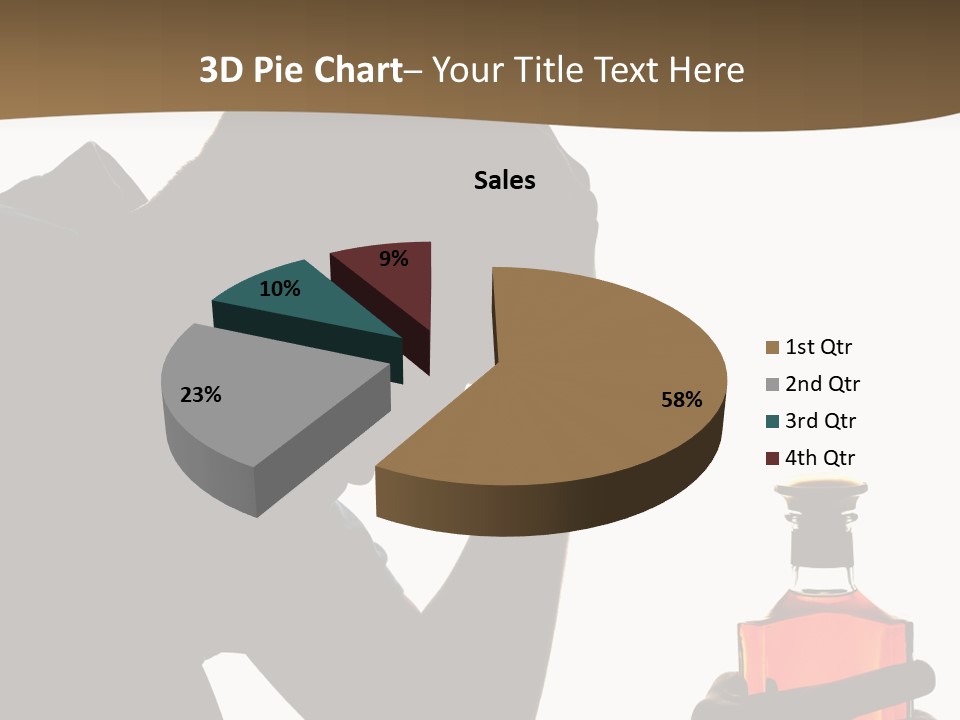 Alcoholism Despair Drinking PowerPoint Template