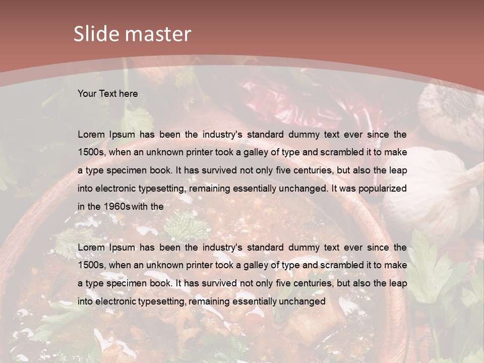 Dinner Bread Green PowerPoint Template