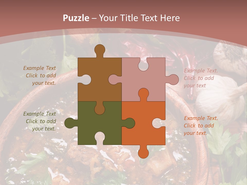 Dinner Bread Green PowerPoint Template