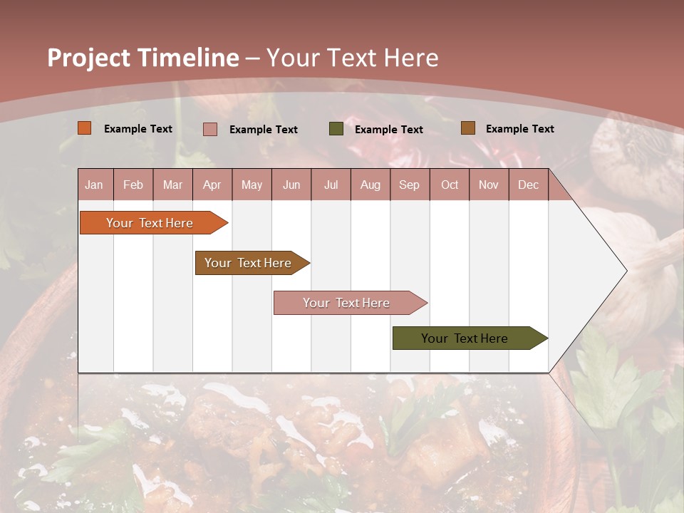 Dinner Bread Green PowerPoint Template