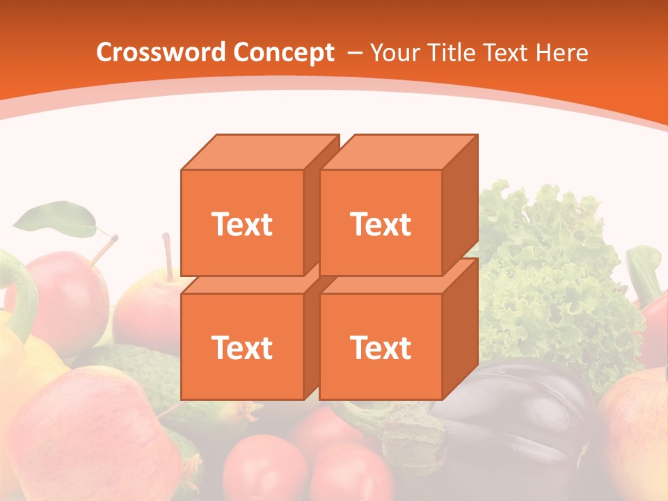 Fruit Produce Garden Stuff PowerPoint Template