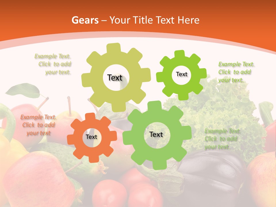Fruit Produce Garden Stuff PowerPoint Template
