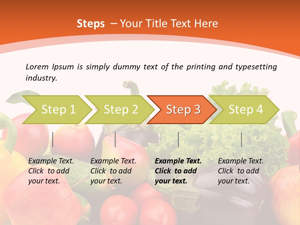 Fruit Produce Garden Stuff PowerPoint Template