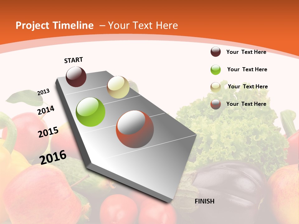 Fruit Produce Garden Stuff PowerPoint Template