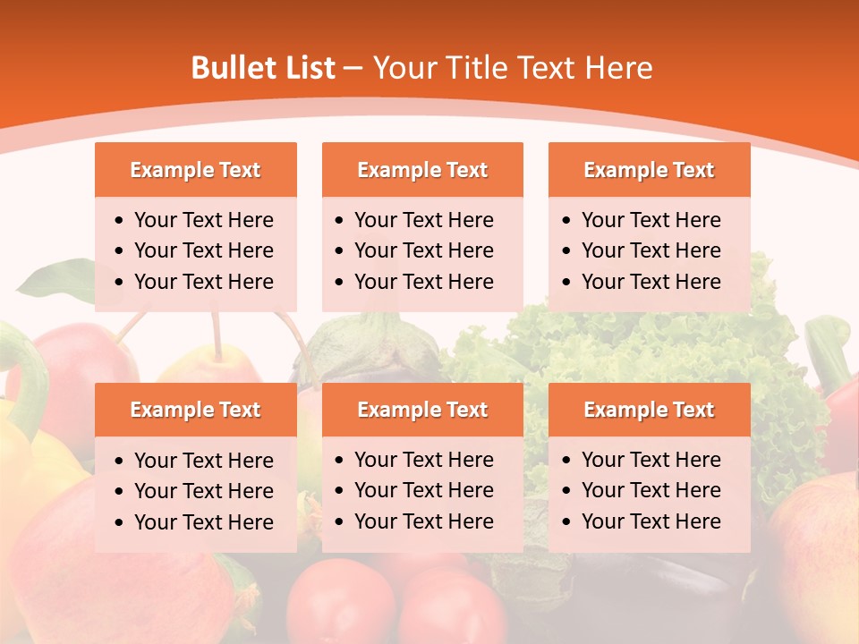 Fruit Produce Garden Stuff PowerPoint Template