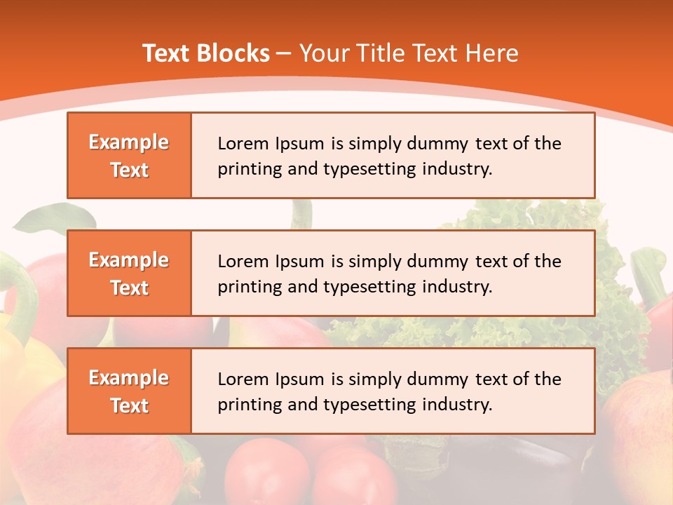Fruit Produce Garden Stuff PowerPoint Template