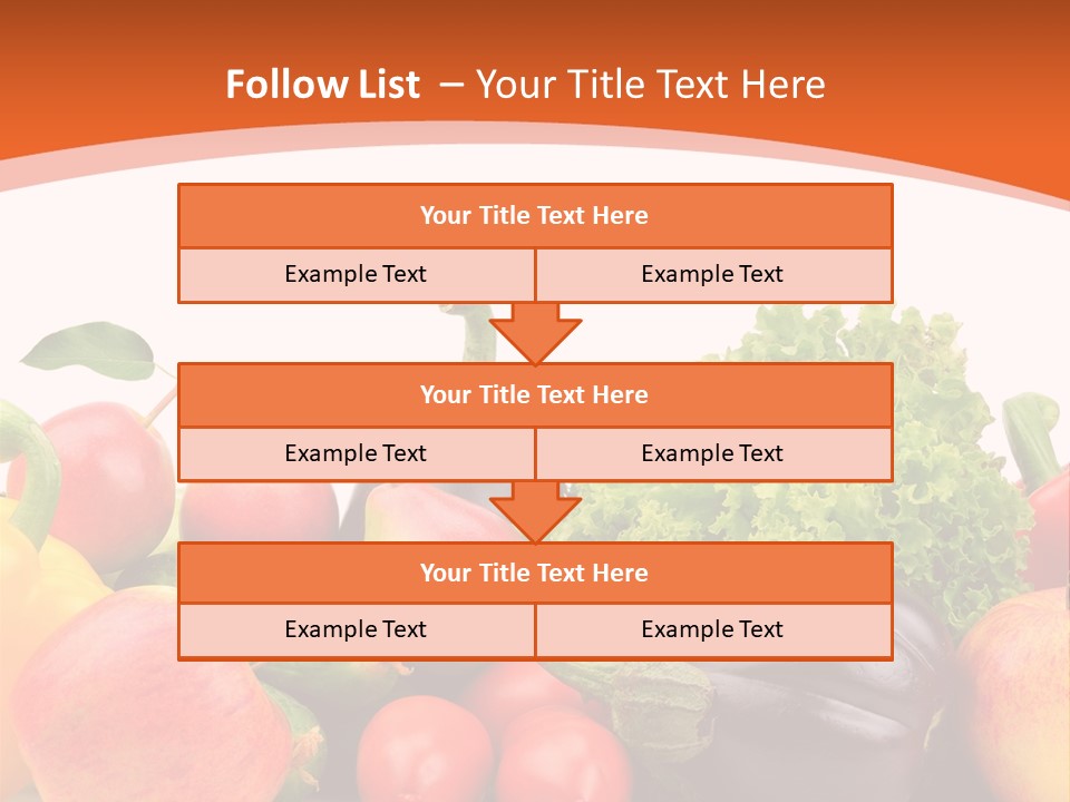 Fruit Produce Garden Stuff PowerPoint Template
