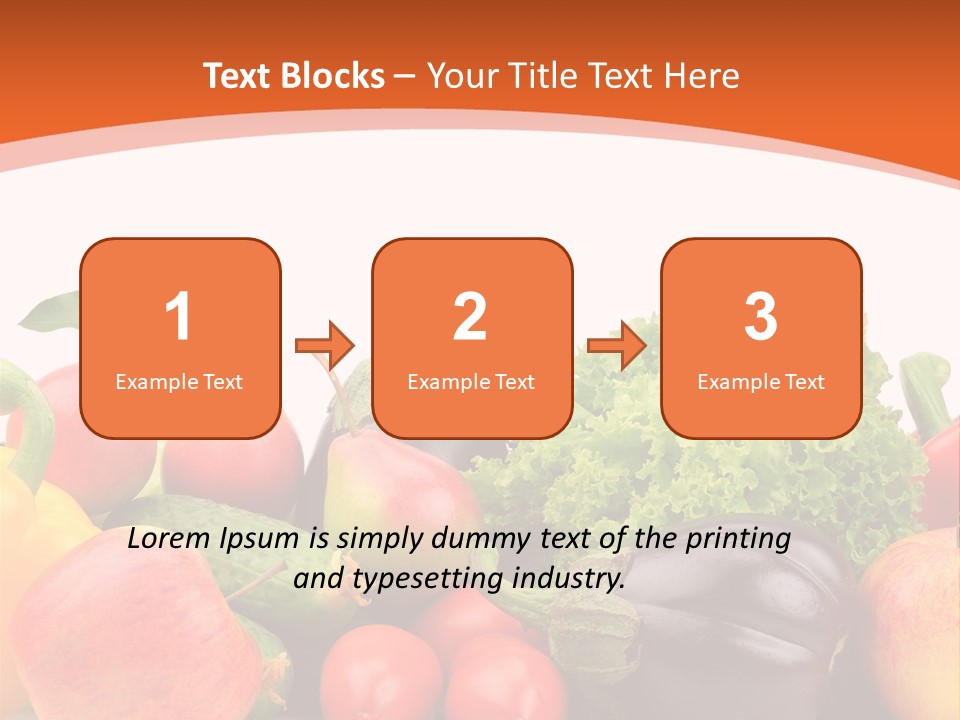 Fruit Produce Garden Stuff PowerPoint Template
