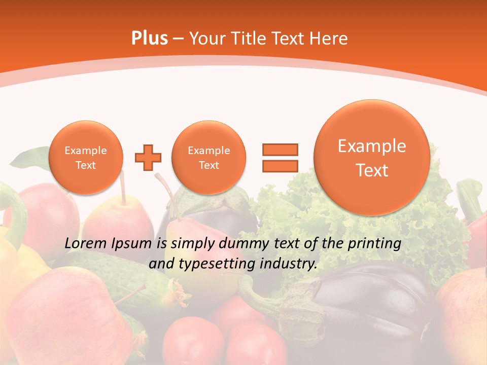 Fruit Produce Garden Stuff PowerPoint Template