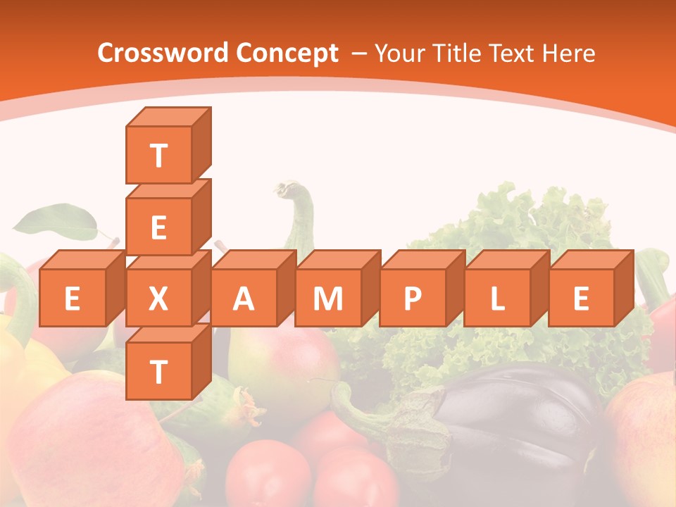 Fruit Produce Garden Stuff PowerPoint Template