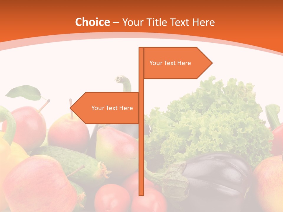 Fruit Produce Garden Stuff PowerPoint Template