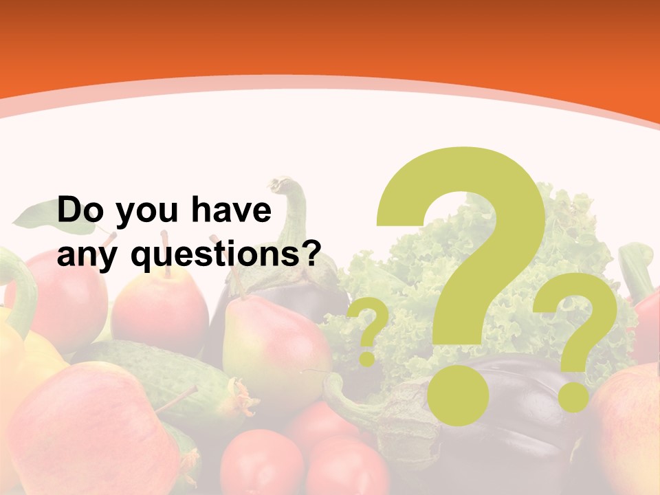 Fruit Produce Garden Stuff PowerPoint Template