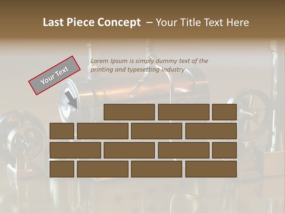 Miniature Chimney Oscillating PowerPoint Template