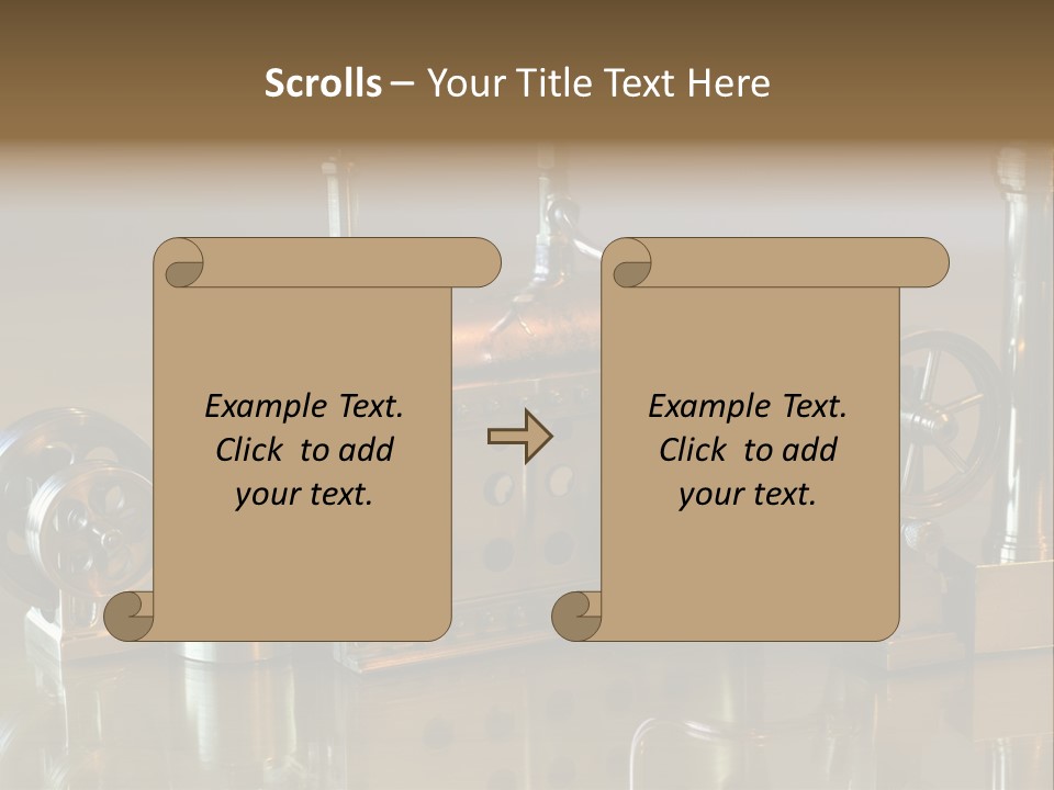 Miniature Chimney Oscillating PowerPoint Template