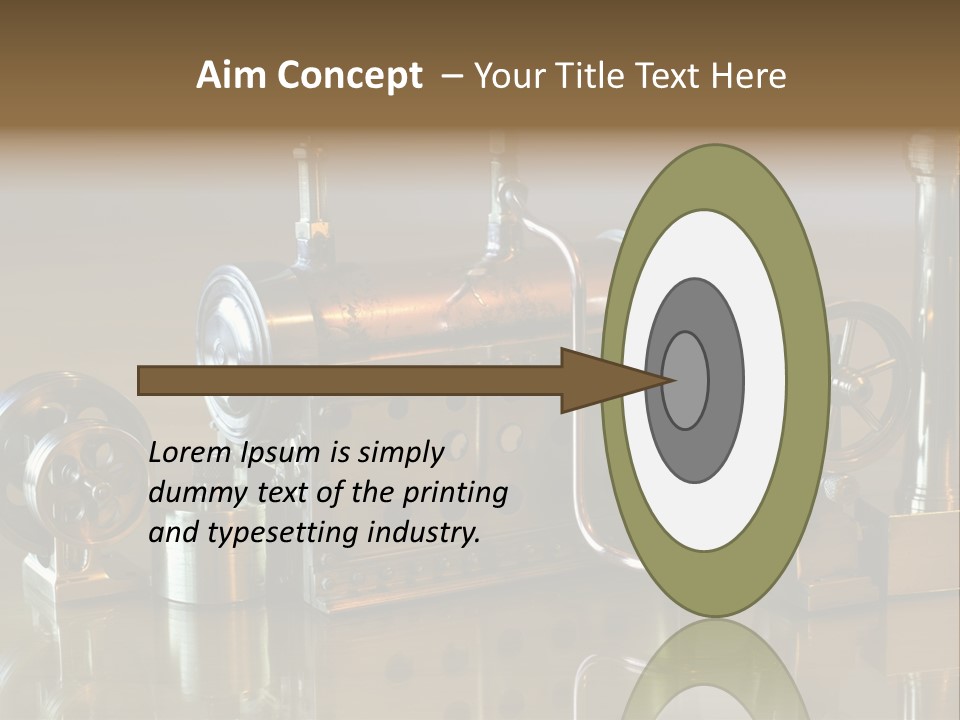 Miniature Chimney Oscillating PowerPoint Template