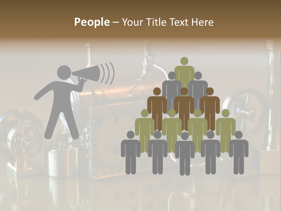Miniature Chimney Oscillating PowerPoint Template