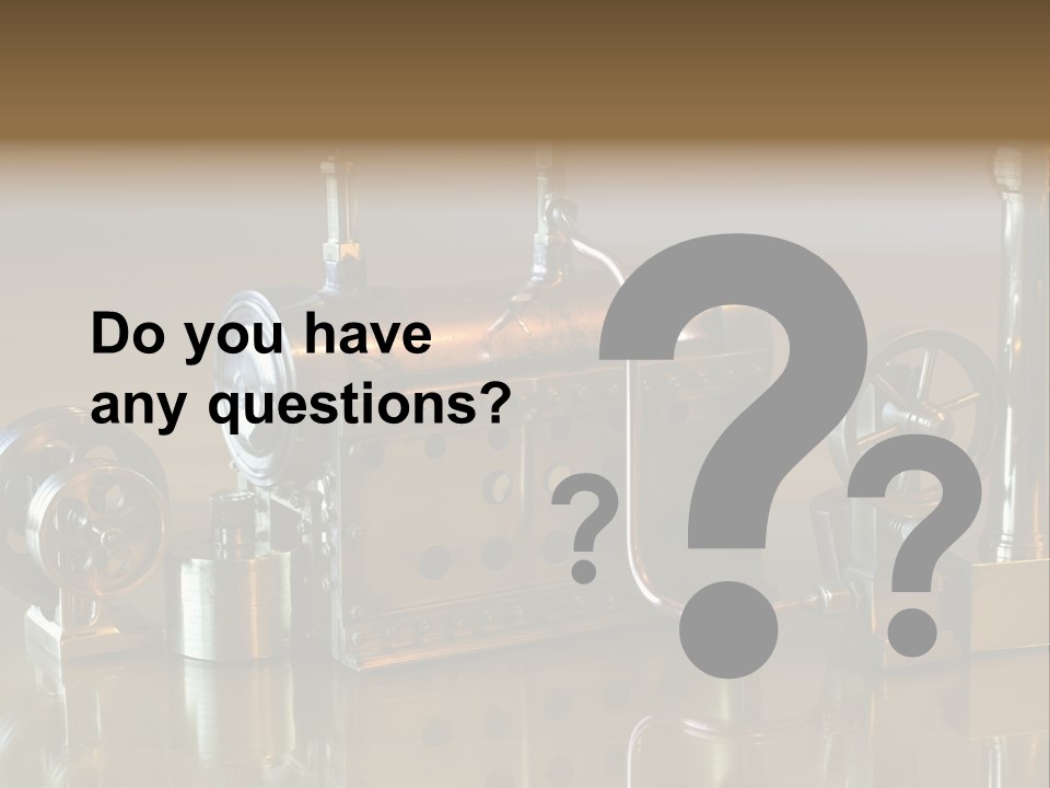 Miniature Chimney Oscillating PowerPoint Template