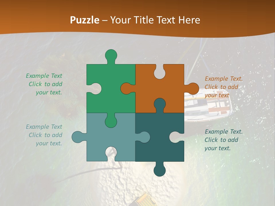 Exotic Nature Seascape PowerPoint Template